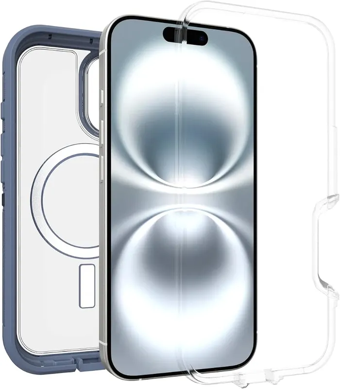 OtterBox iPhone 16 Defender Series XT Clear – Clear Magsafe Compatibility