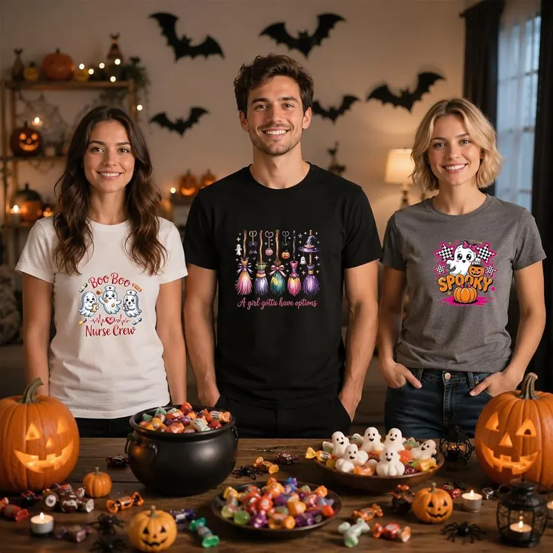 Ourbelief Halloween DTF Transfers Ready to Press – Direct to film transfer style