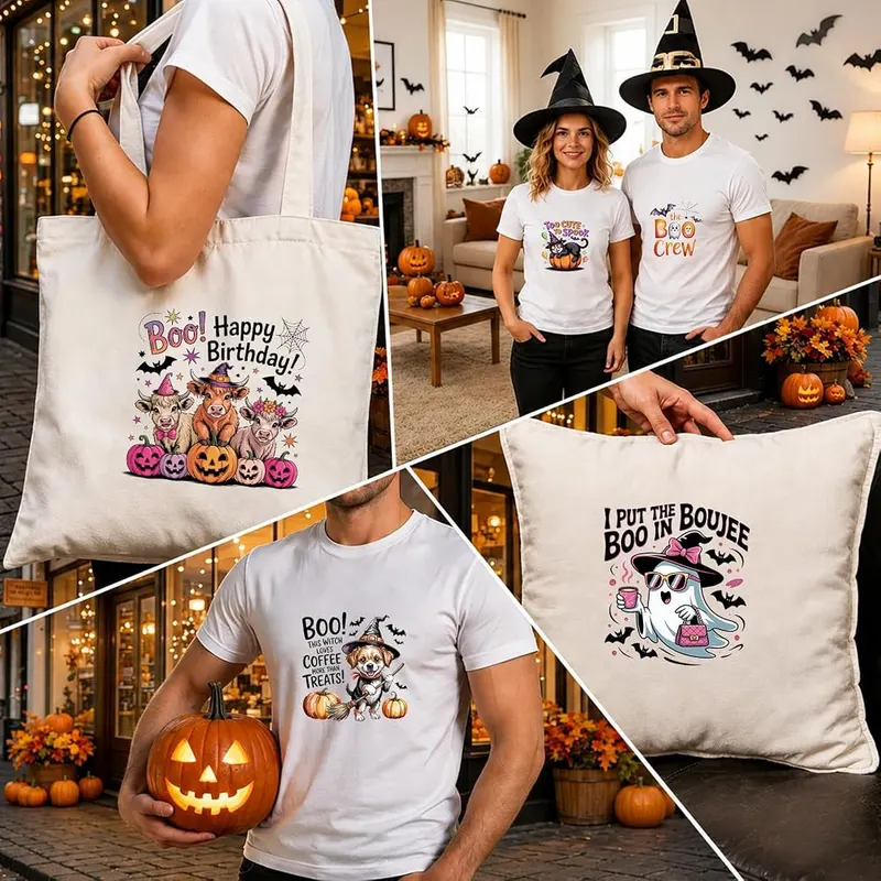 Ourbelief Halloween DTF Transfers Ready to Press – Convenient multi-piece bundle