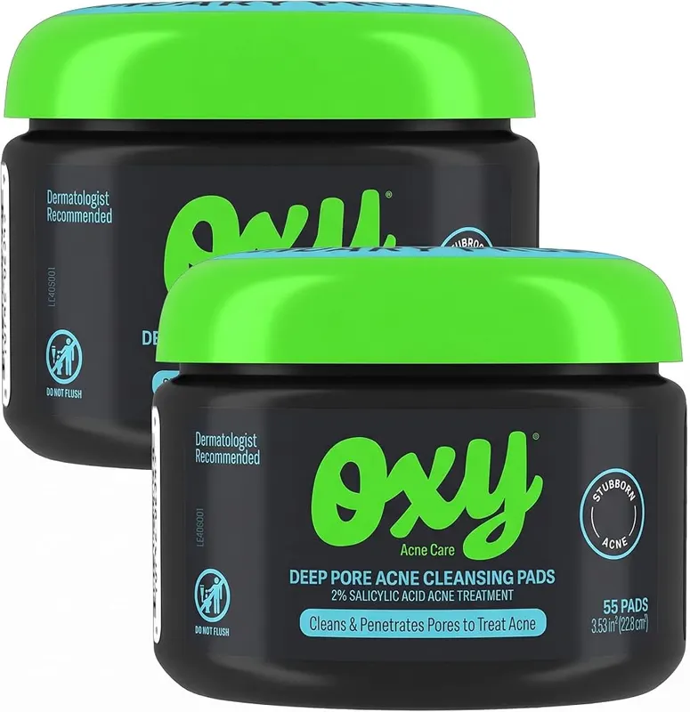 Oxy Deep Pore Acne Facial Cleansing Pads