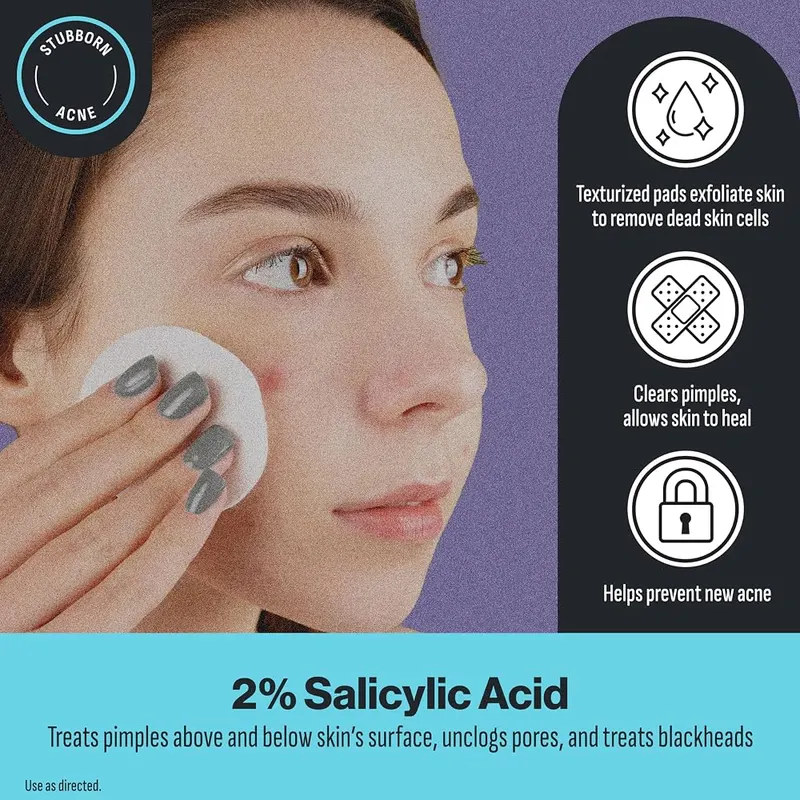 Oxy Deep Pore Acne Facial Cleansing Pads – Maximum Strength* Salicylic Acid