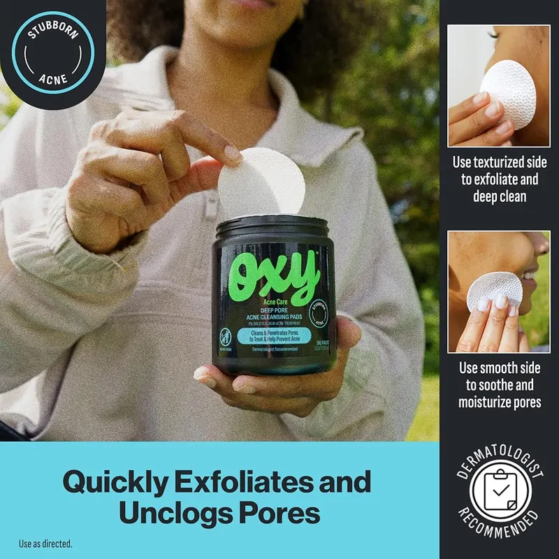 Oxy Deep Pore Acne Facial Cleansing Pads – For Every Kind of Ne