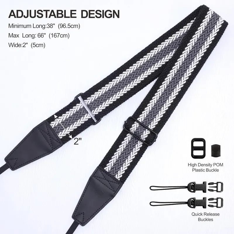 Padwa Lifestyle Extra Long Adjustable Camera Strap – product photo 7 of 7
