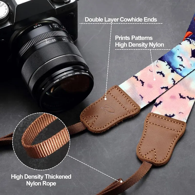 Padwa Lifestyle Halloween Pumpkin Camera Strap – product photo 3 of 8