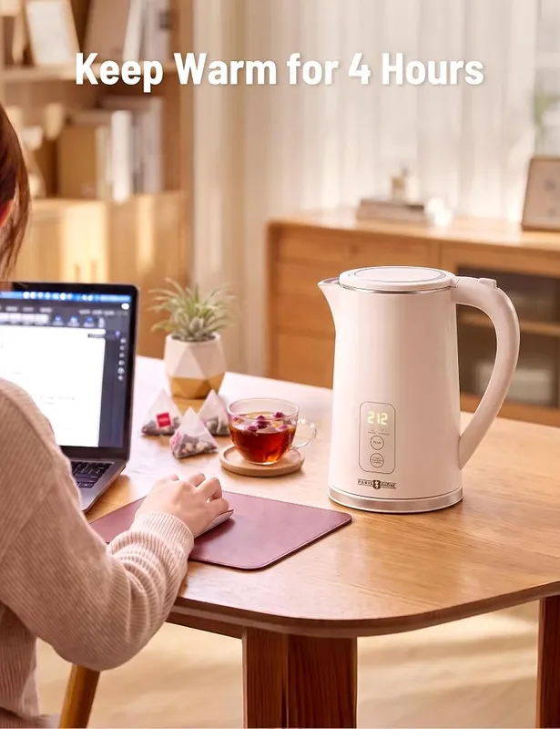 PARIS RHÔNE Electric Kettle Cream – Ideal Household Gift