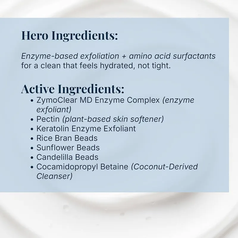 Pause & Effect Gentle Enzyme Face Cleanser – Preps skin for serums and moisturizers