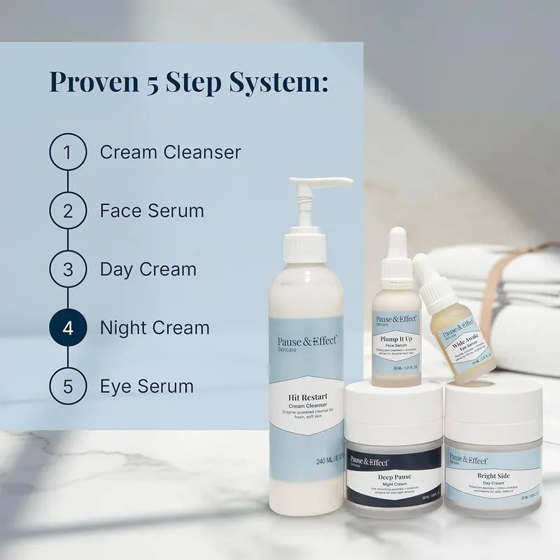 Pause & Effect Peptide Night Cream – Designed for women over forty