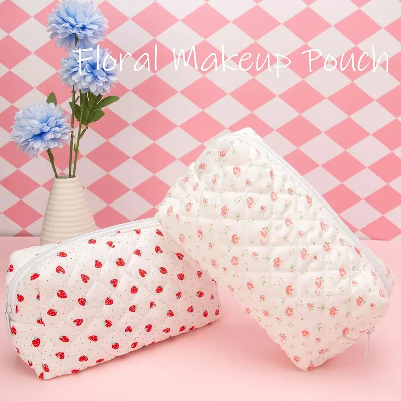 PAZIMIIK Small Quilted Makeup Bag – product photo 7 of 7