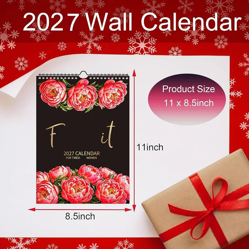 PCTC 2027 ”F” Calendar – Compact eleven by eight inch dimensions