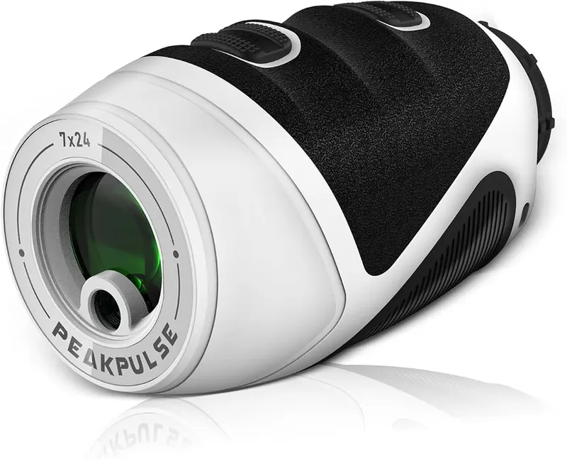 PEAKPULSE Golf Range Finder 7X Mini Pocket in Black and White