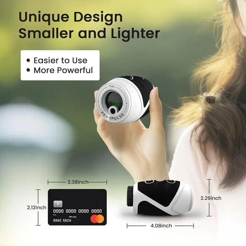 PEAKPULSE Golf Range Finder 7X Mini Pocket – Pocket friendly compact size