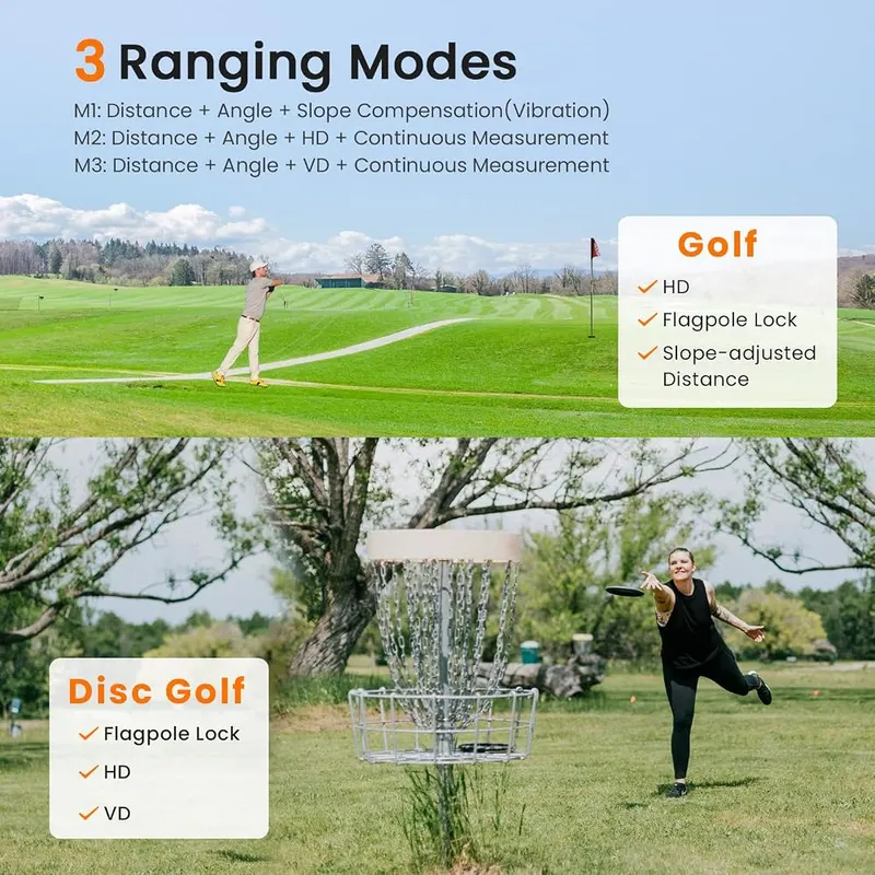 PEAKPULSE Golf Range Finder 7X Mini Pocket – product photo 8 of 9