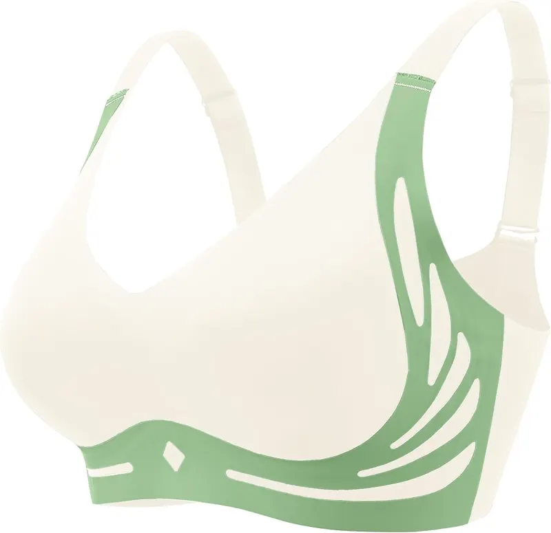 peassa Womens Wireless Jelly Bras Comfy No – Wireless, no underwire design