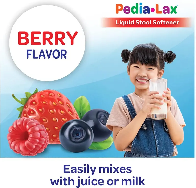 Pedia-Lax Liquid Stool Softener – Contains 3 packs of Pedia-Lax Liquid Stool Softener