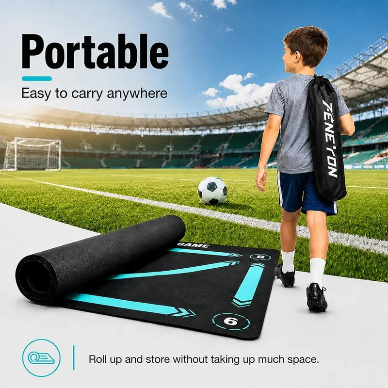 peneyon Soccer Training Mat – Non-slip backing layer