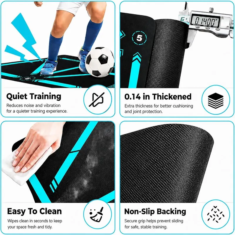 peneyon Soccer Training Mat – Rolls up for storage