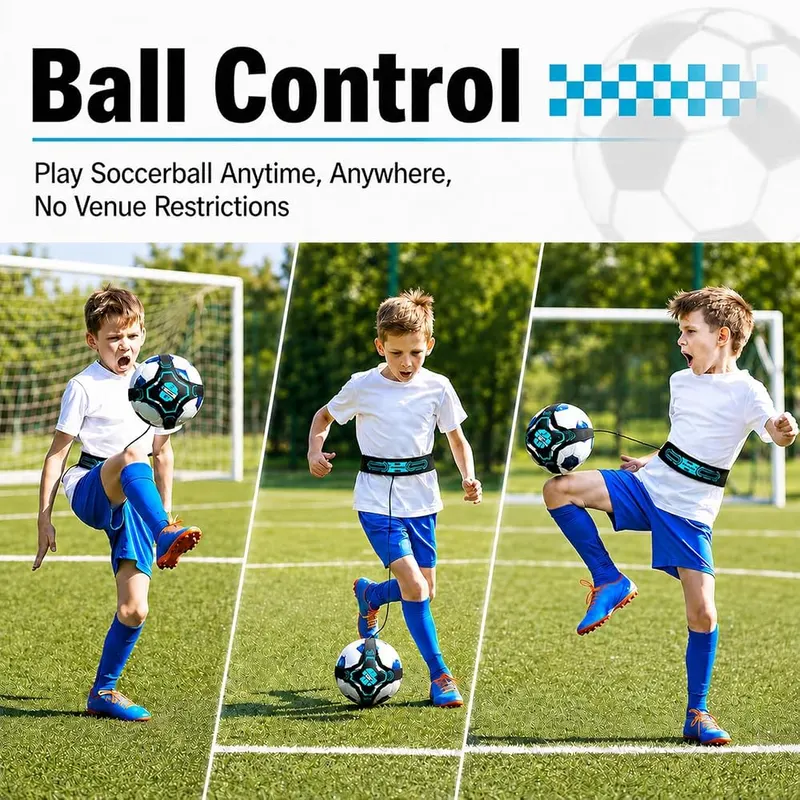 peneyon Soccer Training Mat – Black and green design
