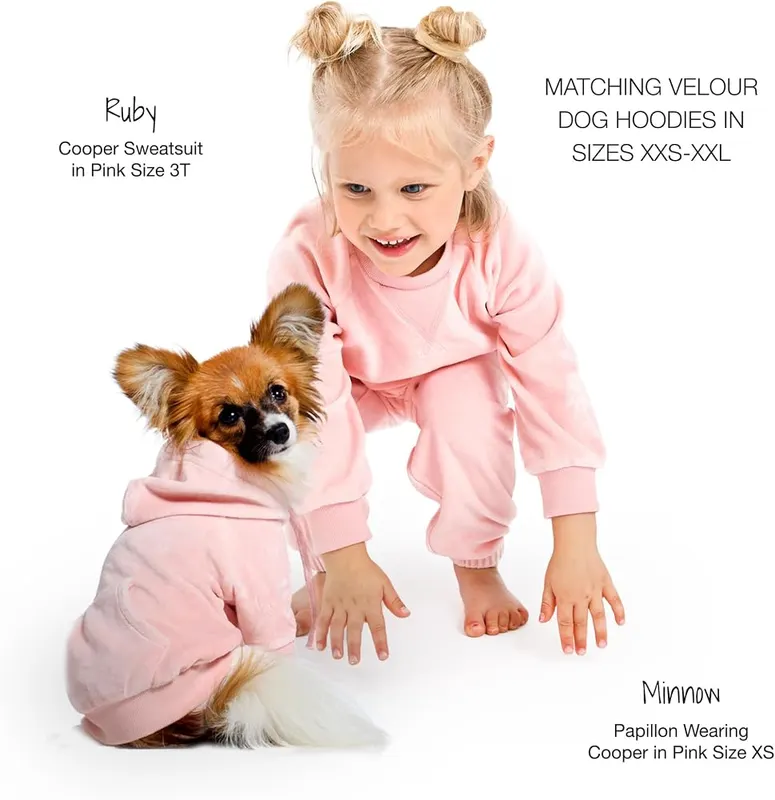 Pet Passion Cooper II Velour Sweatsuit – Match-Makers