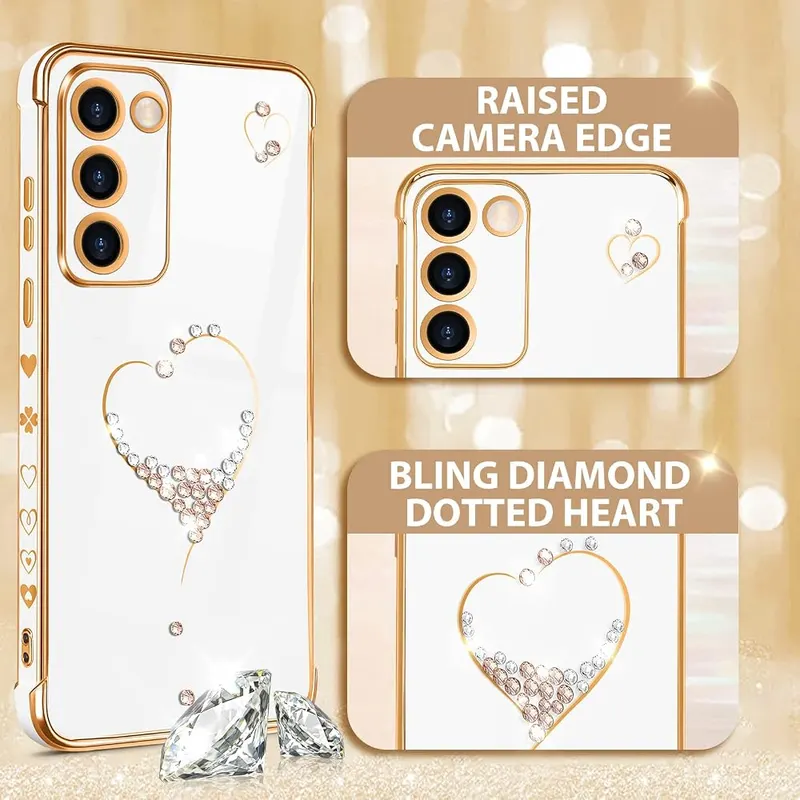 Petitian for Samsung Galaxy S23 Plus Case – Classic Luxury Designer Case for Samsung Galaxy S23