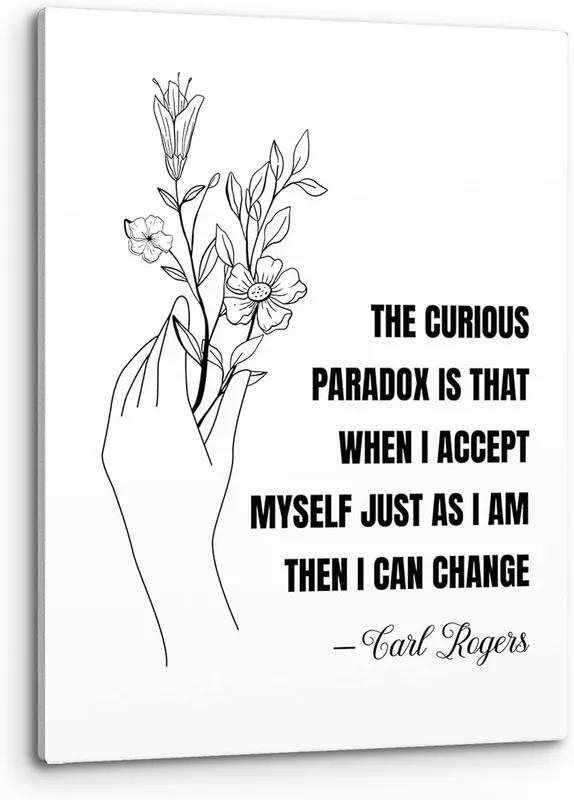 PHAMTE Mental Health Quote Wall Art