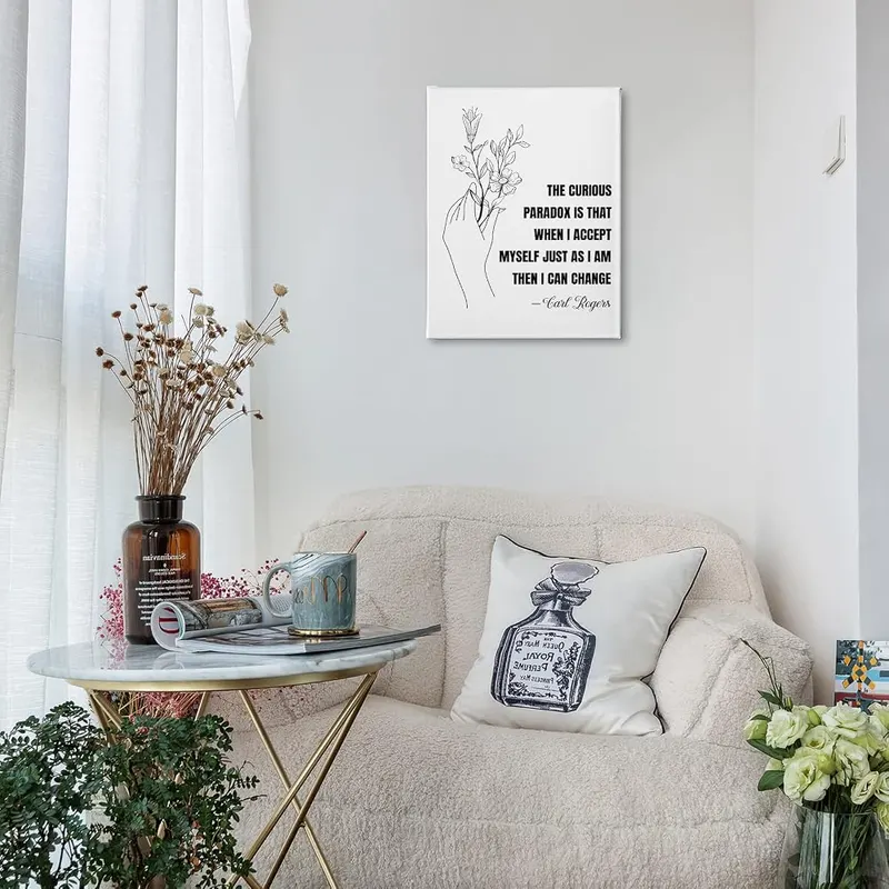 PHAMTE Mental Health Quote Wall Art – product photo 2 of 4