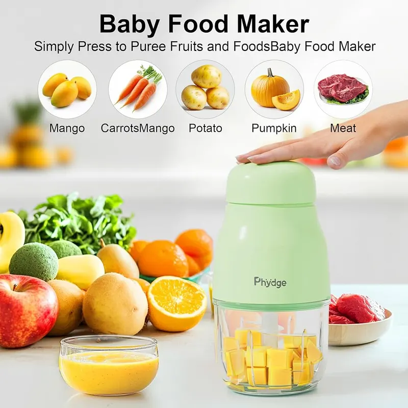 Phydge Upgraded Baby Food Maker – Ten-ounce glass blending bowl