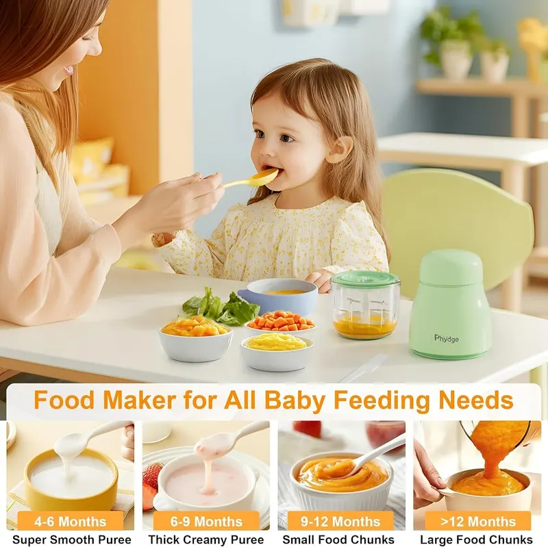 Phydge Upgraded Baby Food Maker – One-press start control