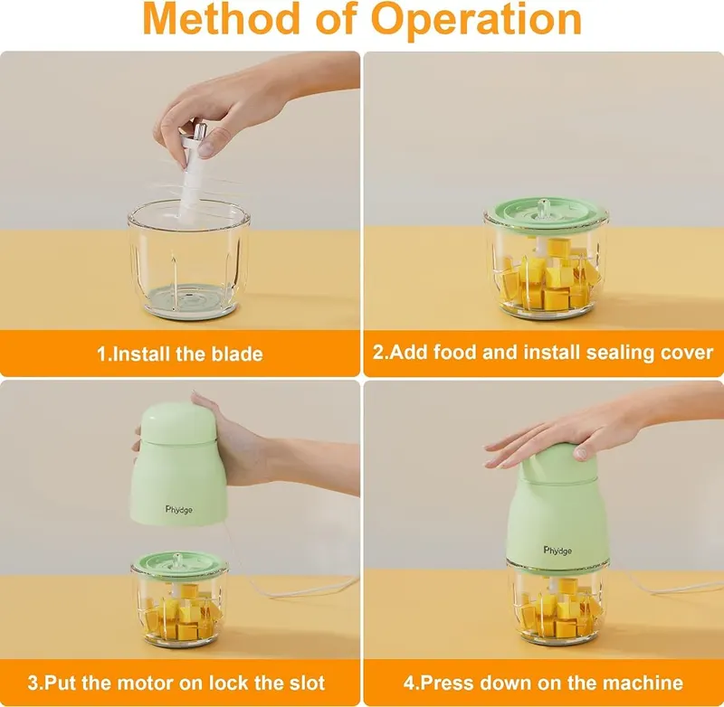 Phydge Upgraded Baby Food Maker – Adjustable blending time