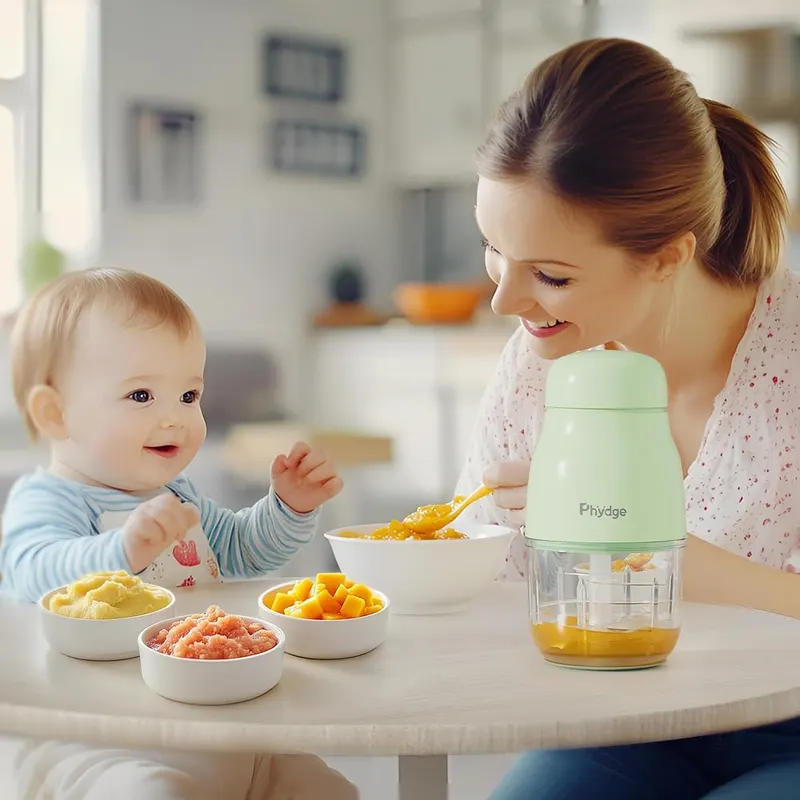 Phydge Upgraded Baby Food Maker – Silicone sealed leak-proof lid