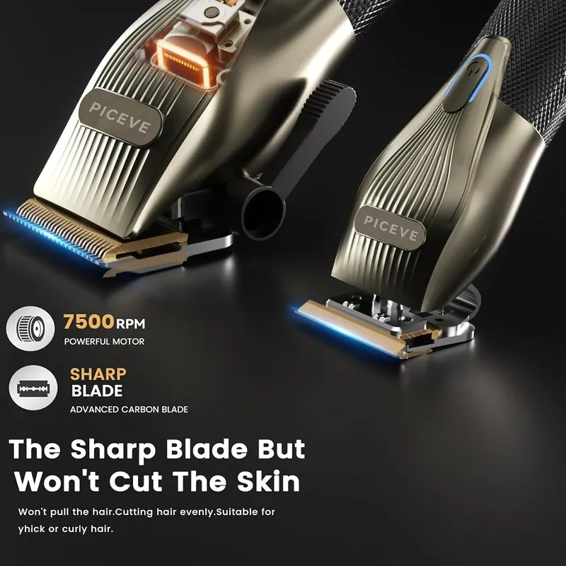 piceve Hair Clipper – Cordless clipper and trimmer set