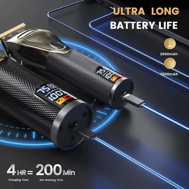 piceve Hair Clipper – 200 minute clipper runtime