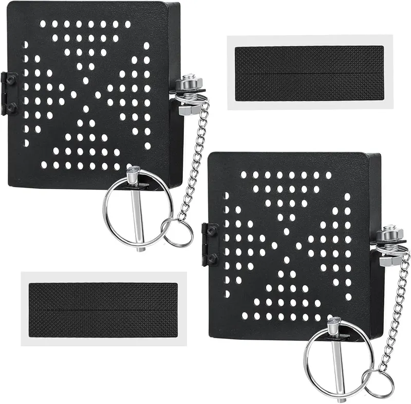 Pilleay 2 Pack 4inch Metal RV Bumper