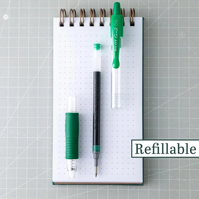 PILOT G2 Premium Retractable Rolling Ball Green – product photo 2 of 5
