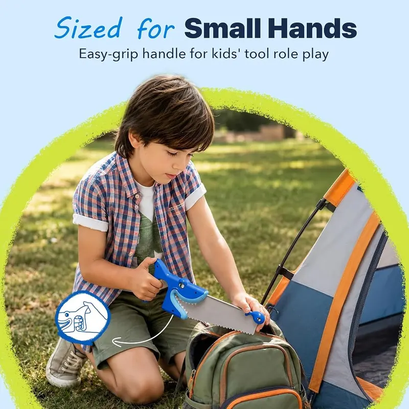 PLAYPARTY Shark Toy Saw – Easy-grip handle for toddlers