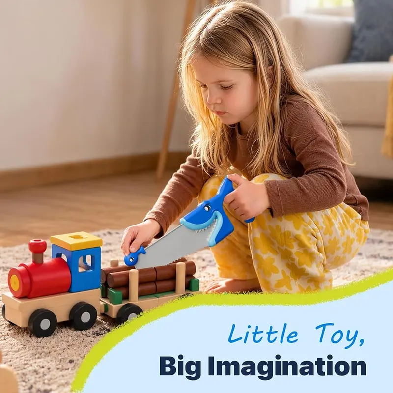 PLAYPARTY Shark Toy Saw – Rounded edges for safe play