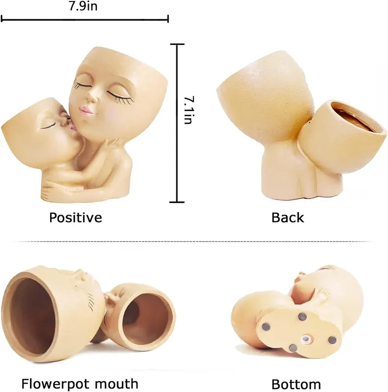 PlotX Head Planter Mother and Child Cute – For Planter Lover
