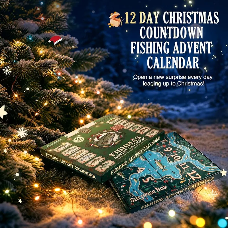 PLUSINNO Fishing Advent Calendar 2026 – 12 Days of Christmas Advent Calendar 2026