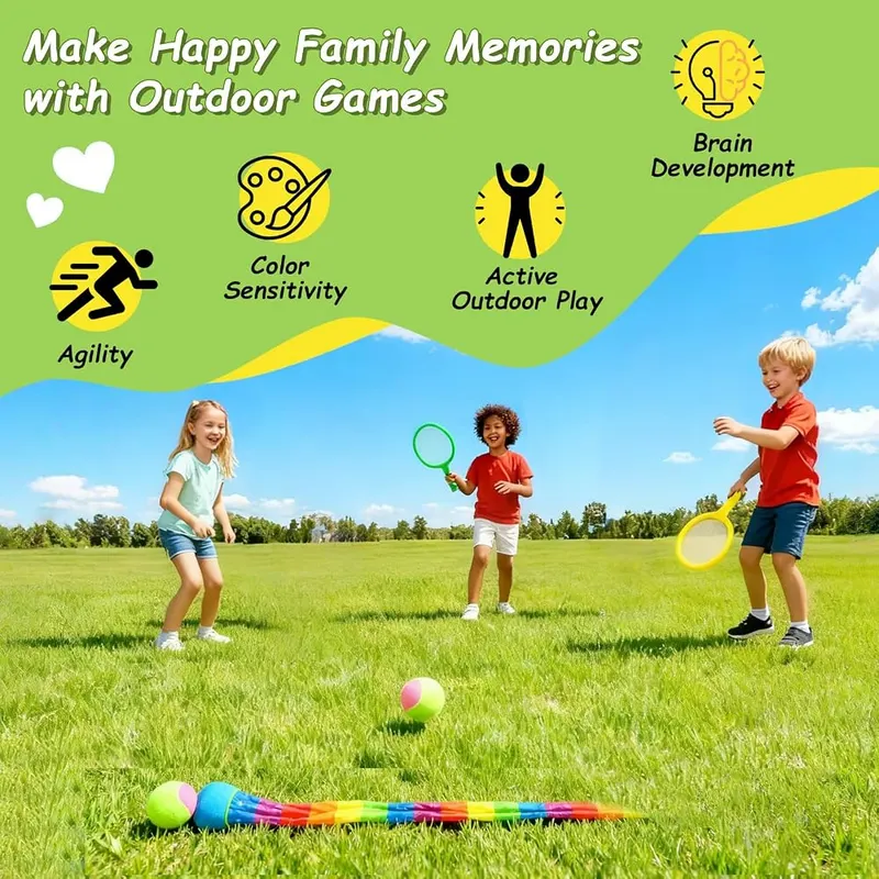 Pluspace Sticky Toss and Catch Ball Game – Designed for children aged three to twelve