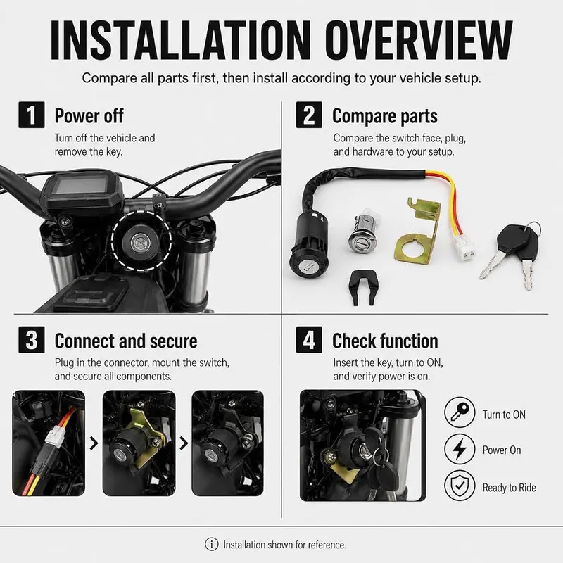 Pmeurr E-Bike Lock Set – Compatible Model