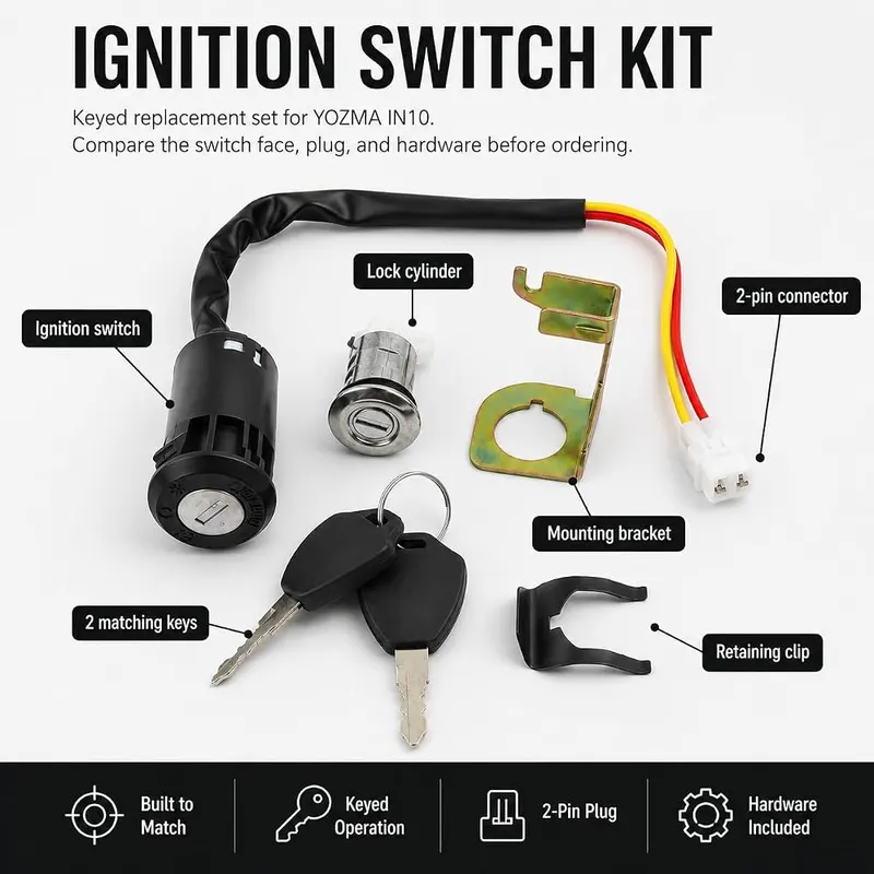 Pmeurr E-Bike Lock Set – Key Security Lock
