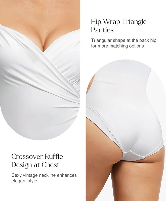 Popilush Shapewear Bodysuits – Convertible sleeve design for three distinct styles