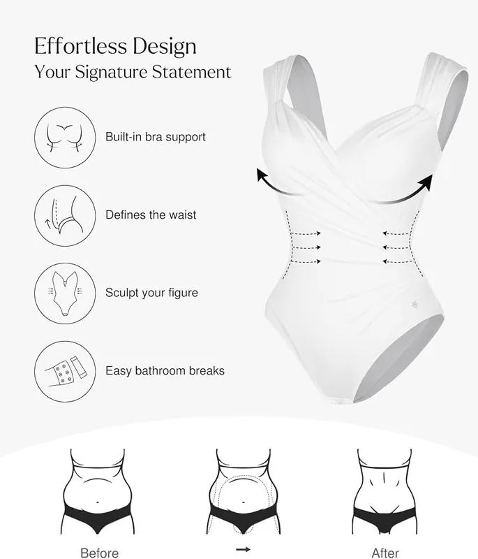 Popilush Shapewear Bodysuits – Glossy yarn fabric with pearlescent sheen