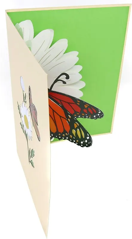 PopLife Monarch Butterfly & Daisy 3D Pop – product photo 7 of 8