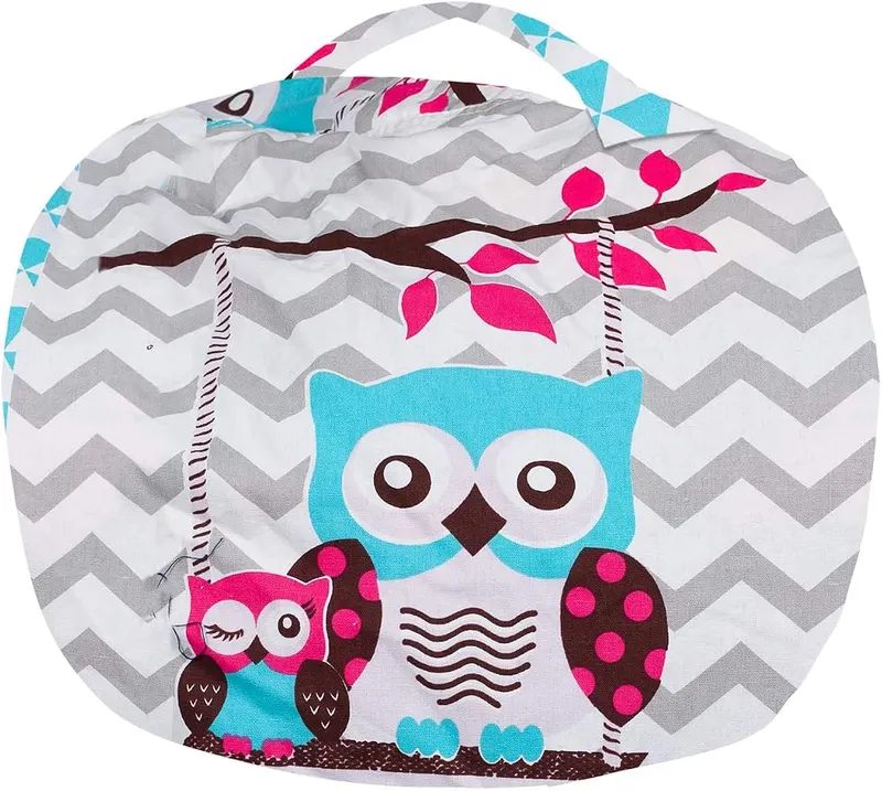 Posh Stuffable Kids Stuffed Animal Storage Bean Bag Medium-27 – Premium soft and fun fabrics - Our Posh