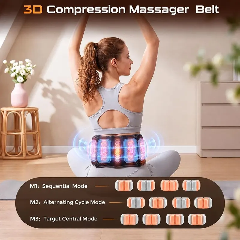 Povibar Portable Heating Pad – Dual internal vibration massage points