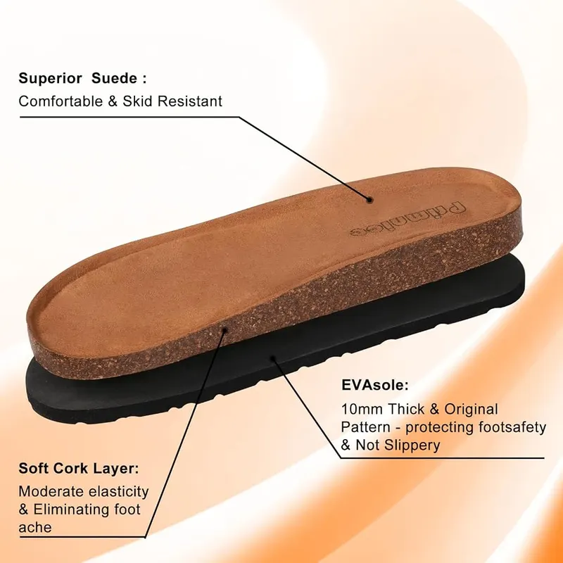 PRIMNICE Cushion Footbed Double Straps Comfort Knitted – product photo 6 of 6