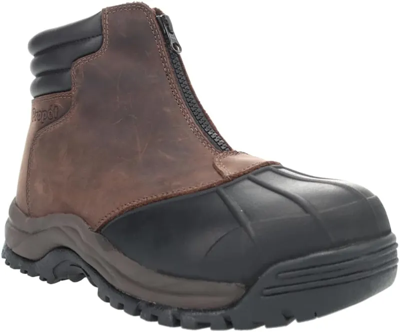 Propét Men’s Blizzard Work Waterproof Boots – Removable footbed, Waterproof