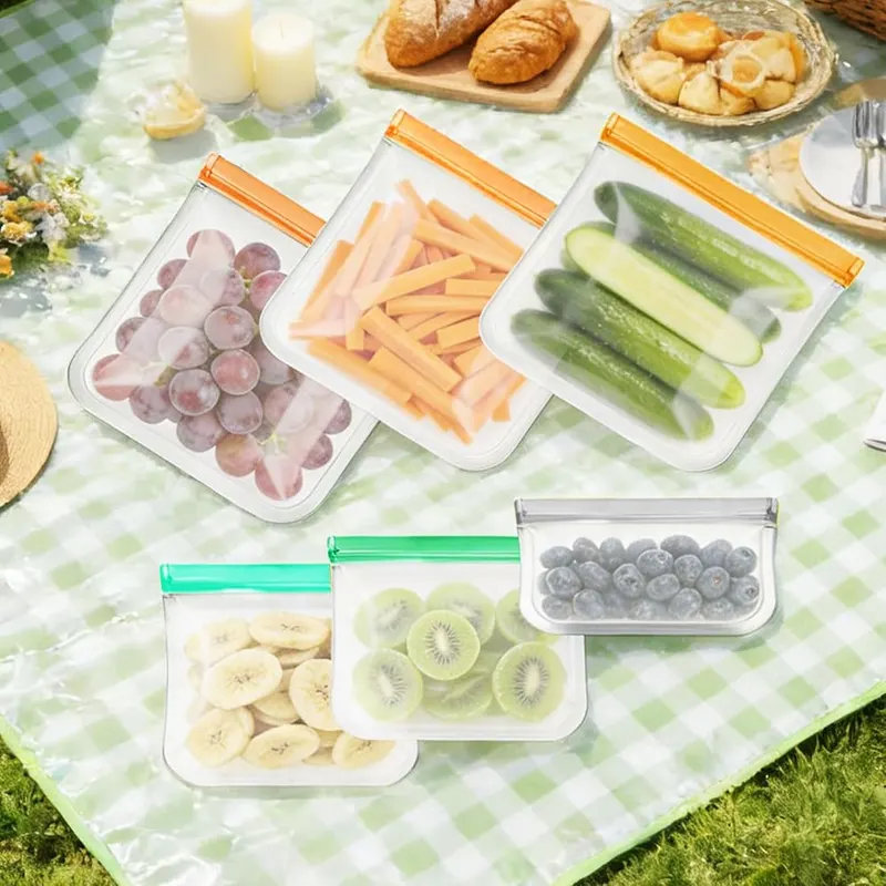 PTAZSCTC 12 Pack Silicone Bags – Versatile for Daily Life & Organization