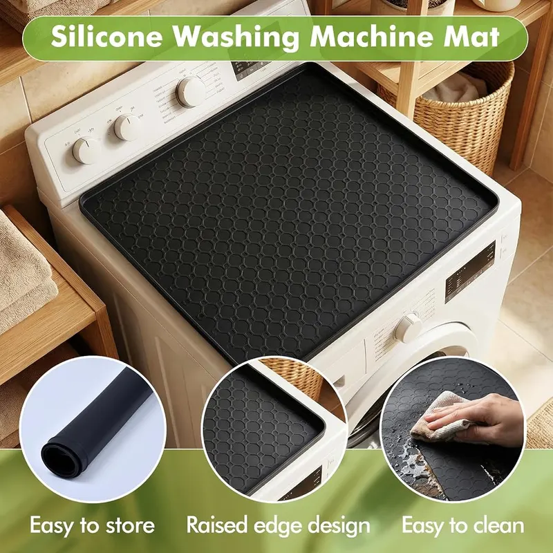 PTAZSCTC Fridge Mats with Raised Edge – Durable & Eco-Friendly Material