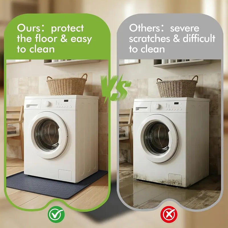 PTAZSCTC Fridge Mats with Raised Edge – Universal Multi-Use Protector